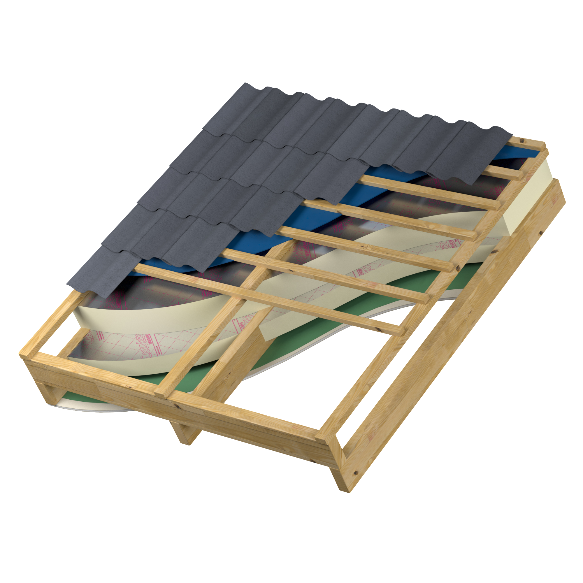 2020 Celotex Pitched roof insulation between and above rafters